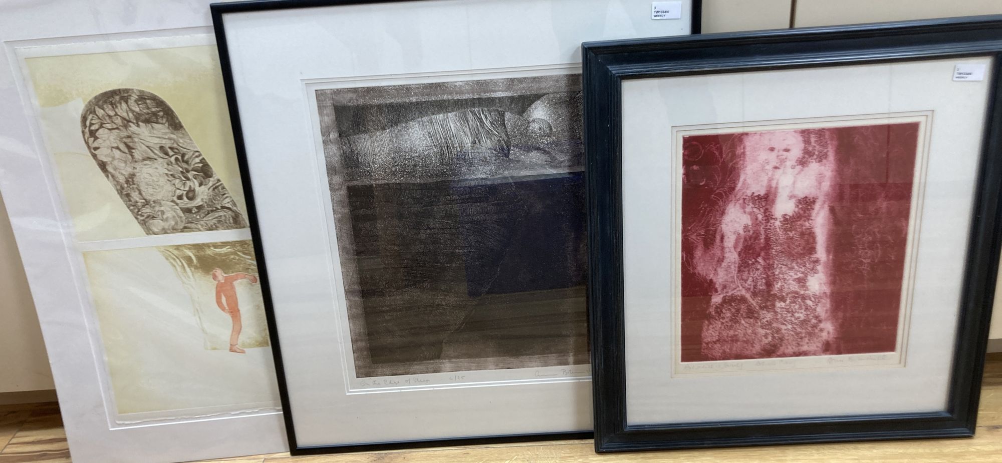 Ann Brunskill RA (1923-2018), three limited edition etchings